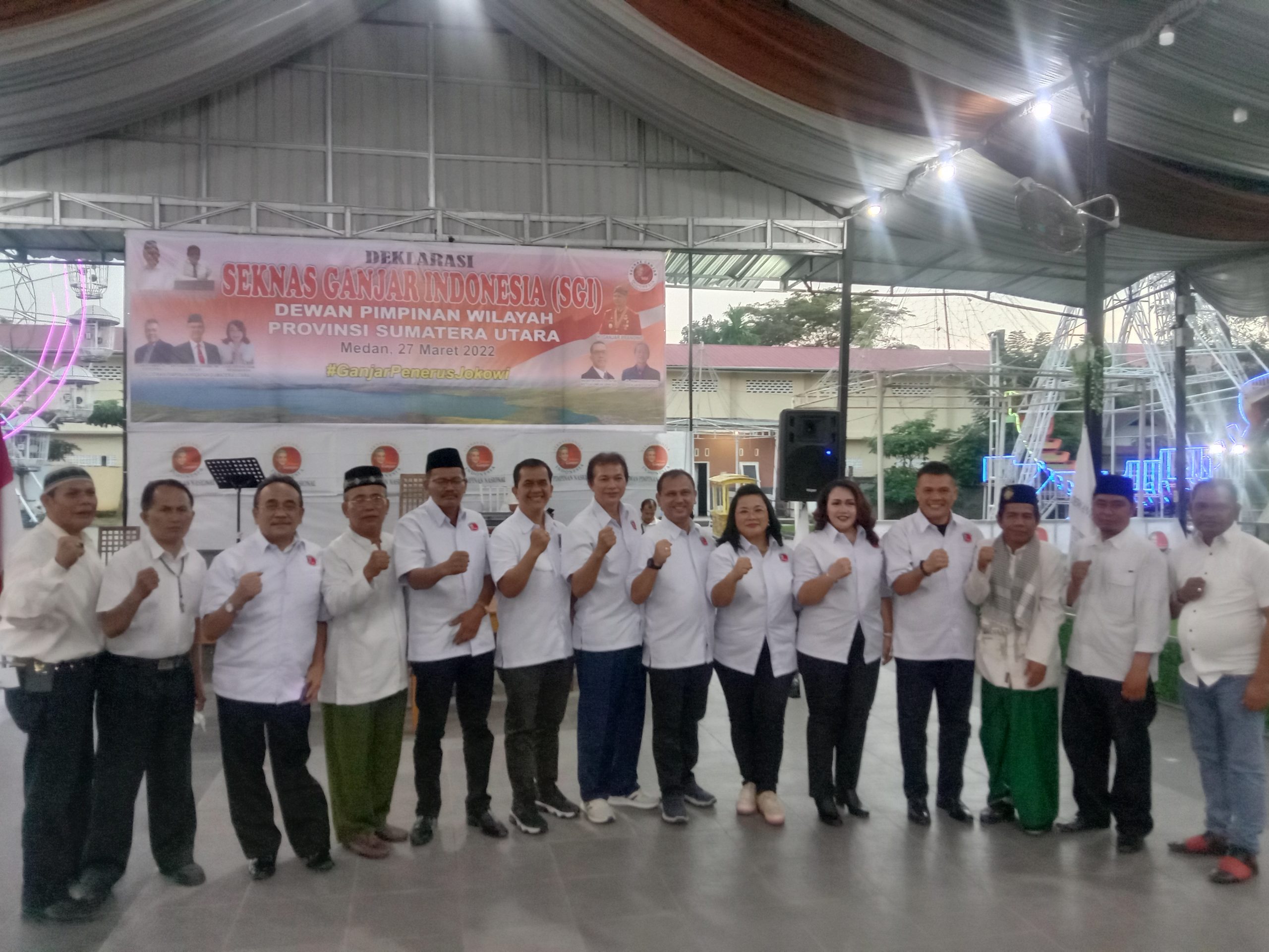 Seknas Ganjar Indonesia Sumut Sepakat Lanjutkan Visi - Misi Ganjar di 2024  - 2029