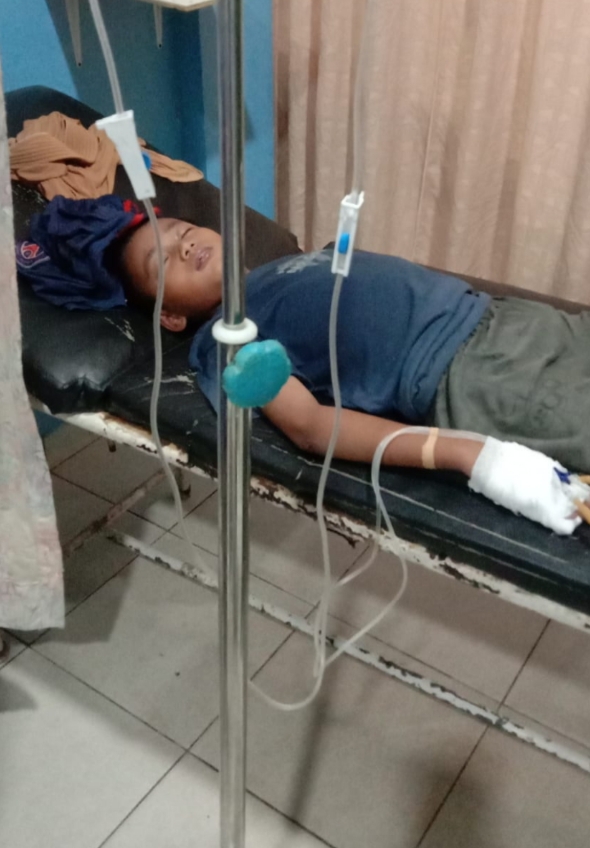 Setelah Di Vaksin, Ini Dialami Siswa SD Iqbal Zulkarnain