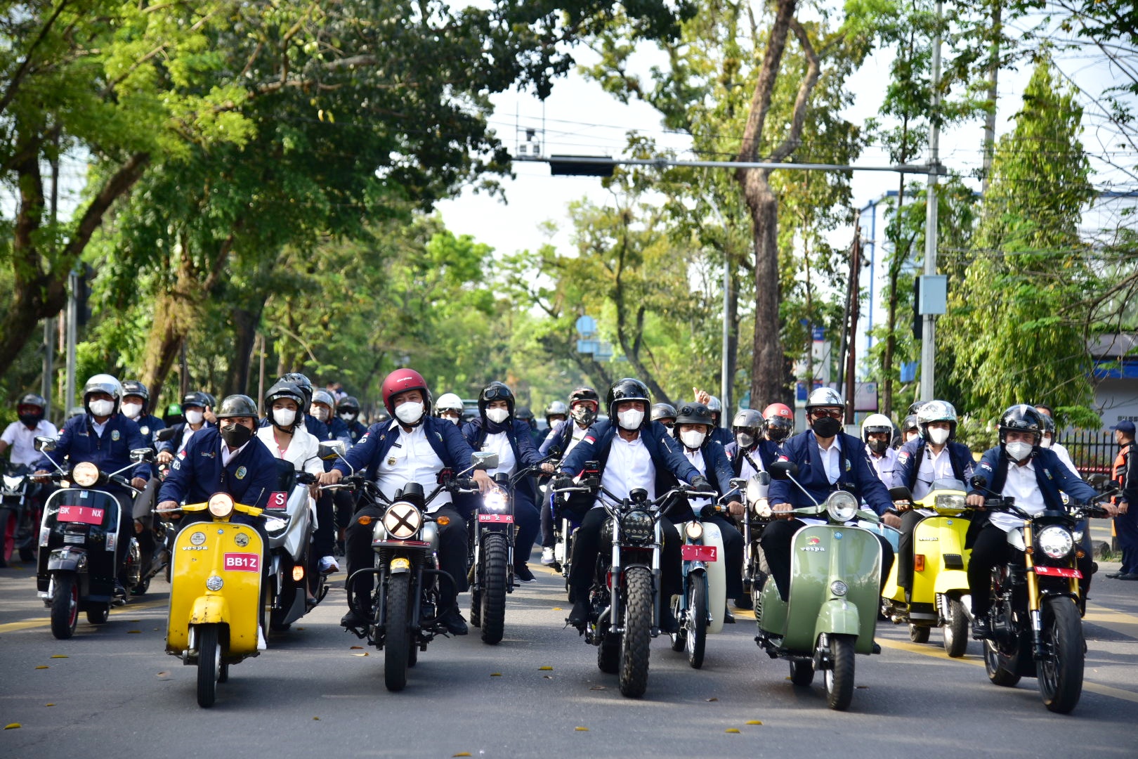 Edy â€“ Ijeck Bersama Bupati/Walikota Kompak  Naik Sepeda Motor ke Acara Musrenbang, Wujud Kebersamaan Wujudkan Sumut Bermartabat