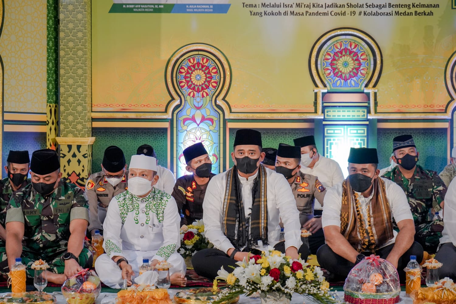 Isra Miâ€™raj di Masjid Raya Al Osmani, Bobby Nasution: Pemko Medan Fokus  Pembangunan Medan  Utara & Ingatkan Layani Masyarakat Dengan Hati