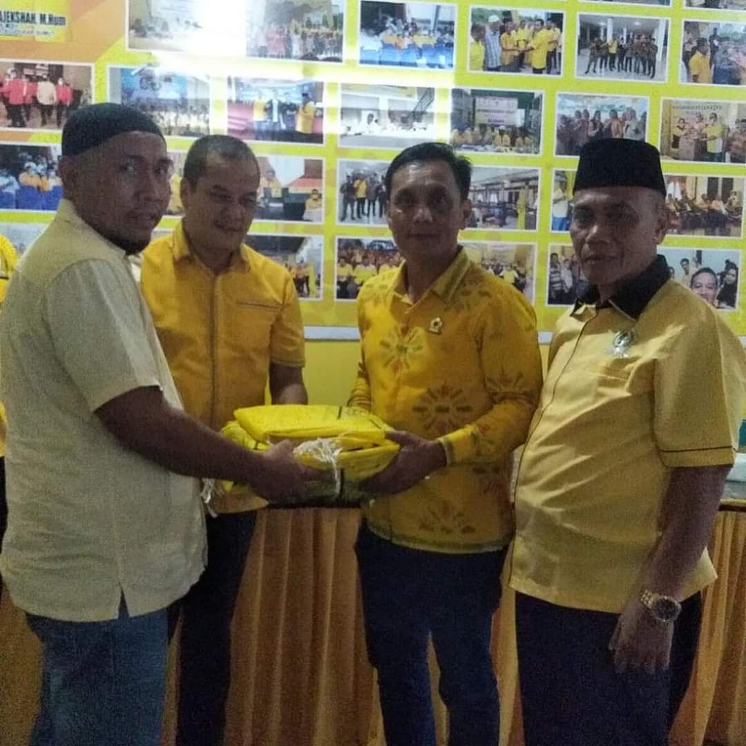 Plt Ketua Partai Golkar Labusel Konsultasi dan Perkenalan Pengurus, Harus Kompak dan Militan