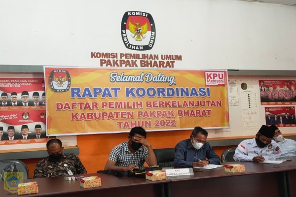 Kepala Dinas Dukcapil Pakpak Bharat Ikuti Rapat Koordinasi Daftar Pemilih