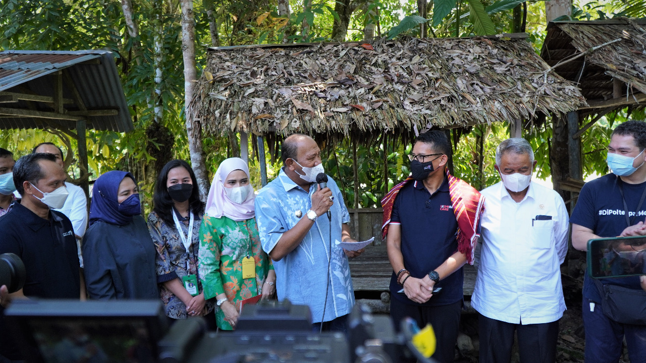 Kunker Disambut Ondim, Sandiaga Uno akan Memajukan Wisata Langkat
