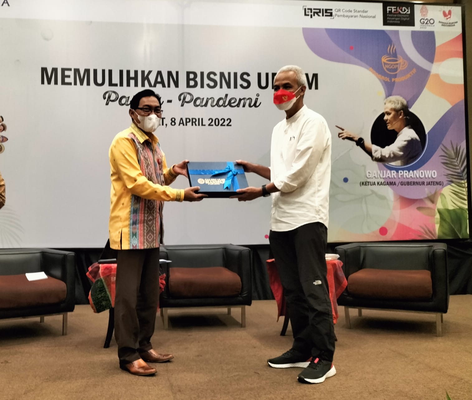 Bank Indonesia Ngopi Bareng Dengan Ganjar Pranowo Bersama UMKM Sumut