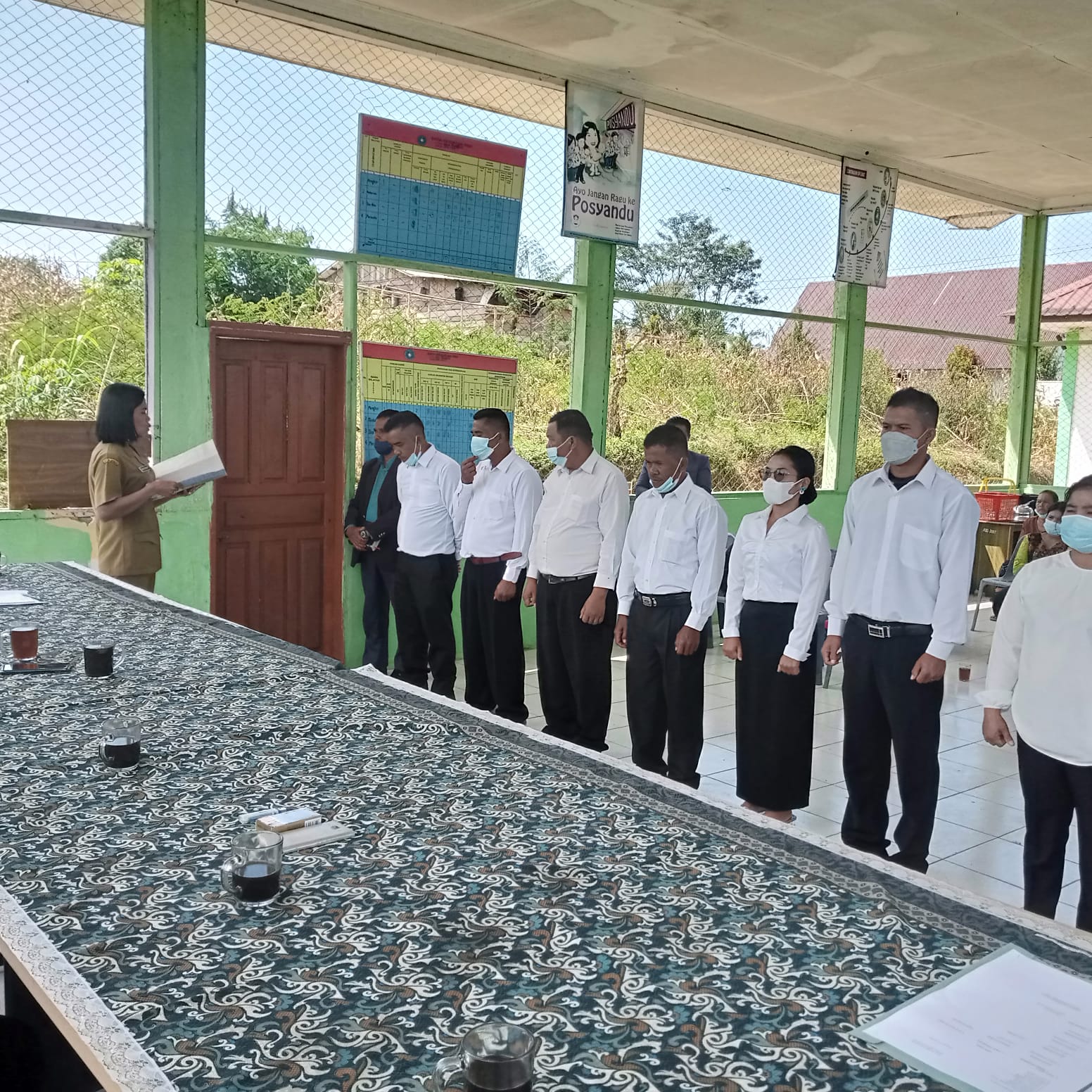 Kepala Desa Mungkur Lantik Perangkat Desa, Ini Daftarnya