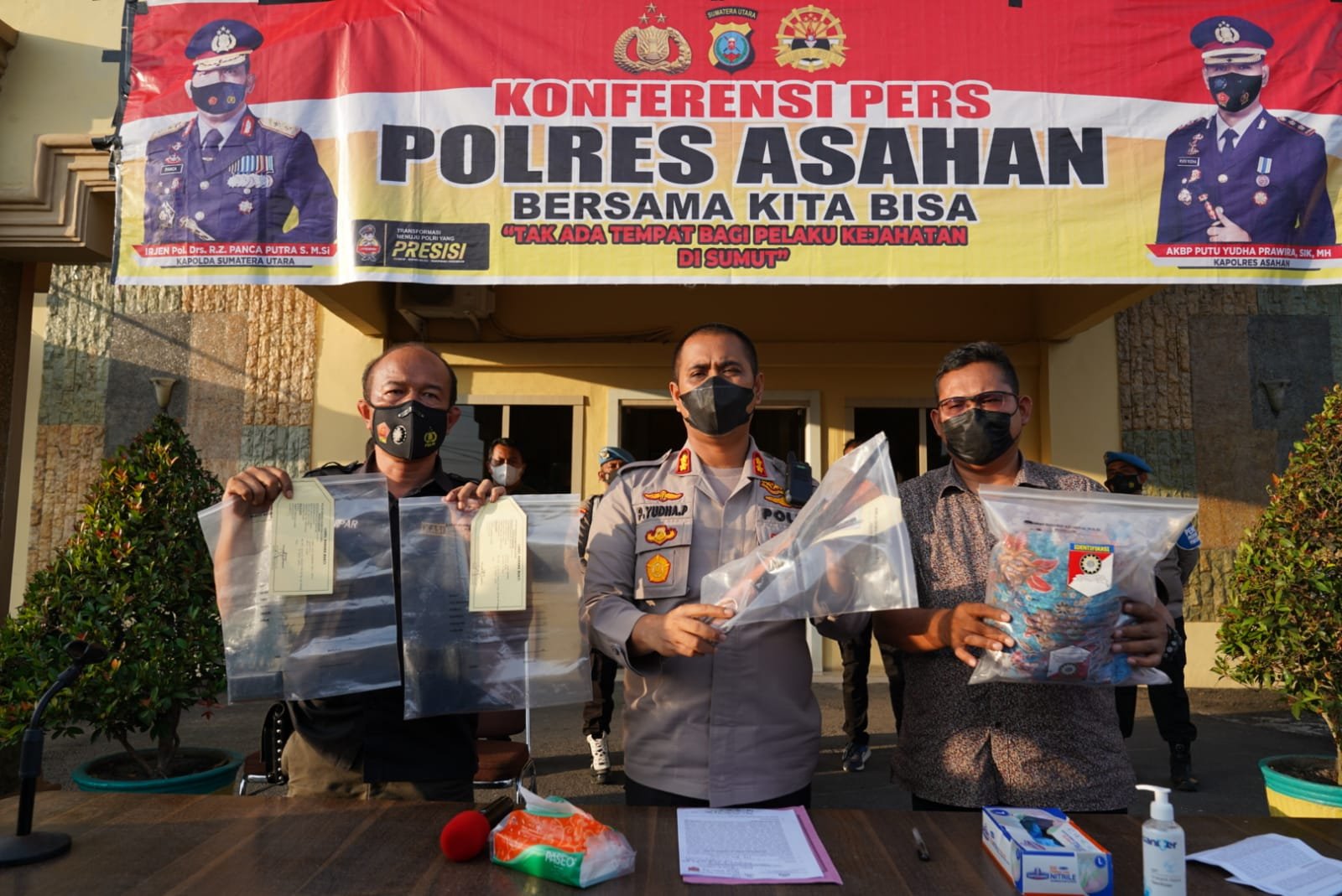 Unit Jatanras Satreskrim Polres Asahan Tembak Pelaku Pembunuhan Terhadap Korban IRT