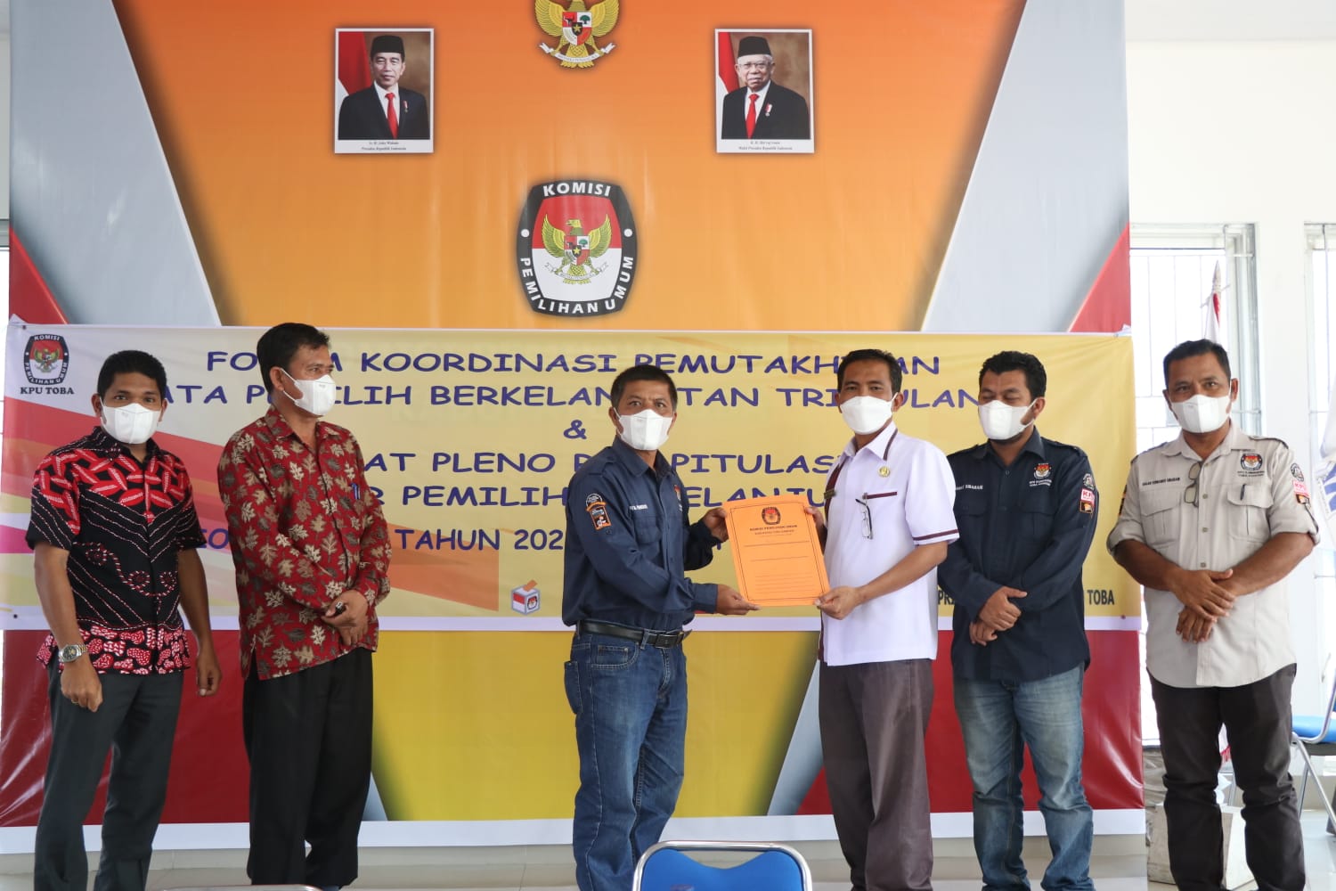 Rapat Pleno KPU Triwulan I Pemilih di Kabupaten Toba Berjumlah 140.325  Orang