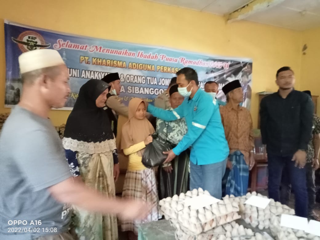 Penerima Santunan dari PT.KAP Ucapkan Terimakasih