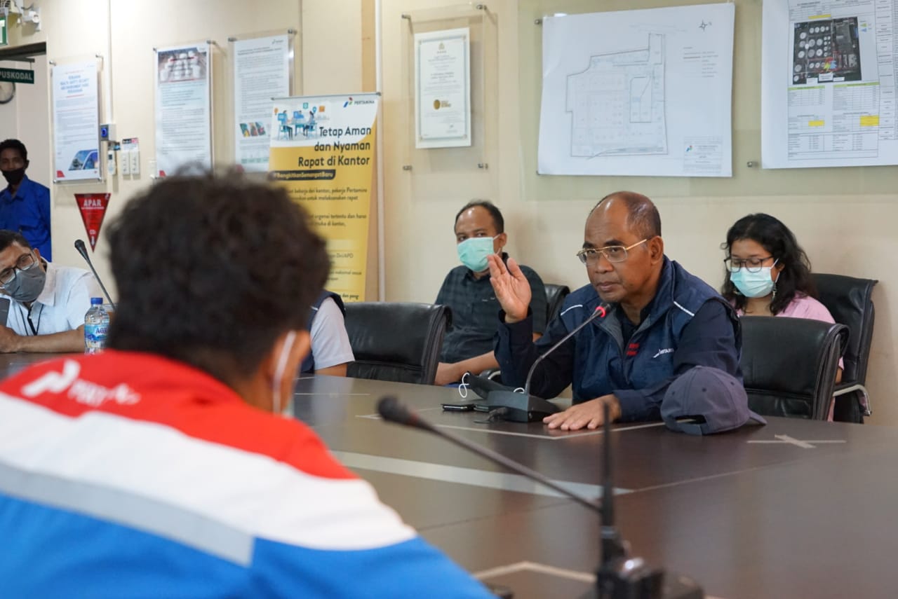 Direktur Logistik dan Infrastruktur Pertamina Sidak ke SPBU dan FT Medan Group