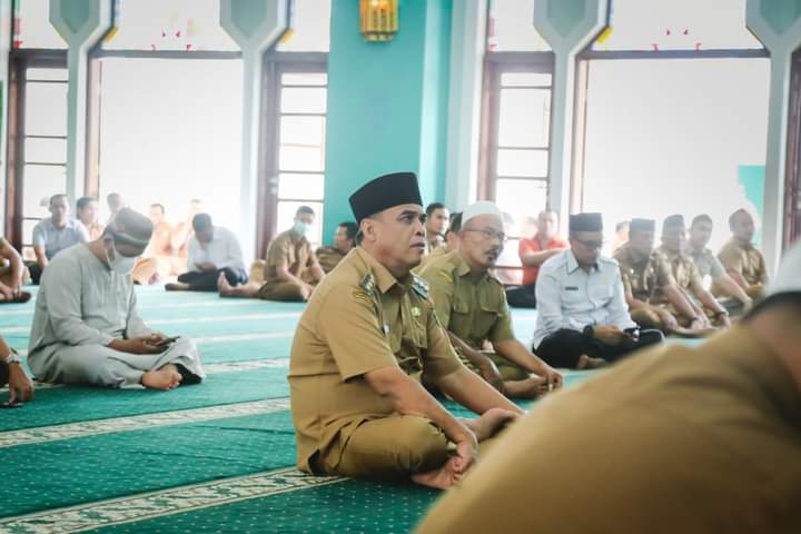 Bupati & Wabup Madina Canangkan Program Shalat Zuhur Berjamaah Selama Ramadhan 1443 H