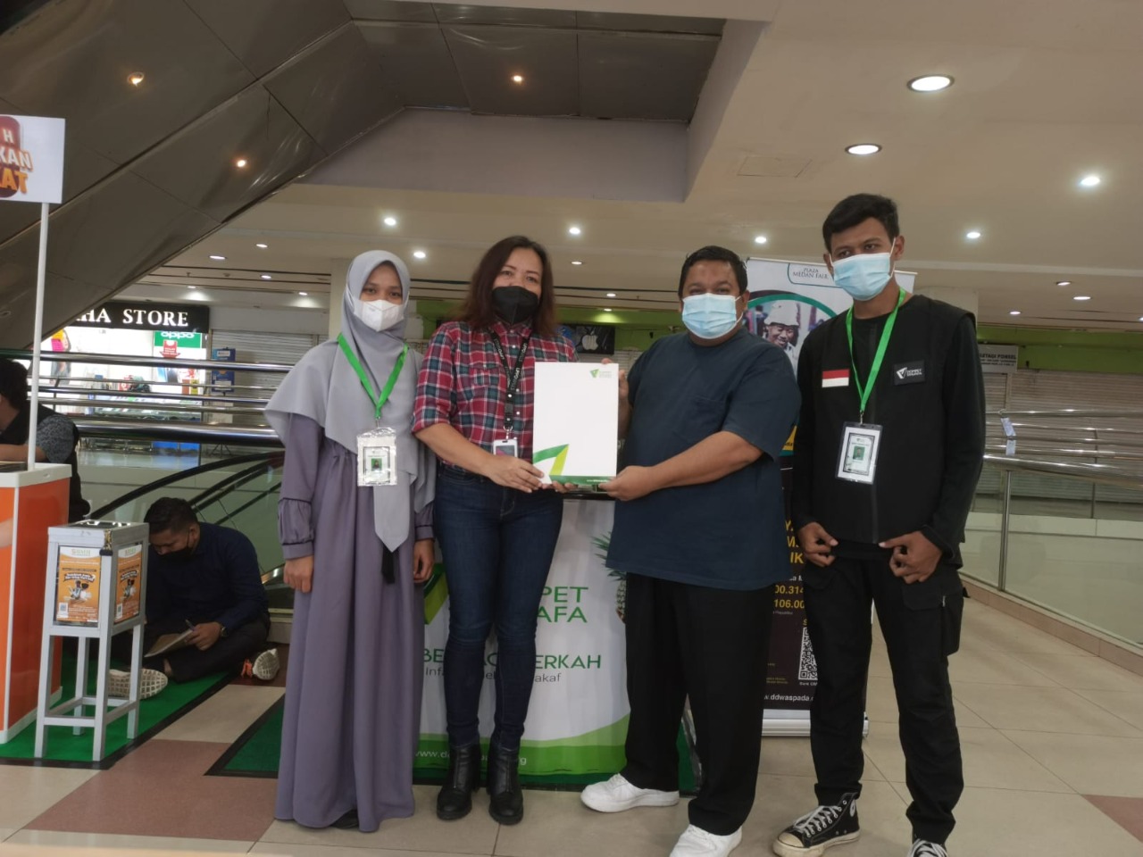 DD Waspada Buka Gerai Zakat di Plaza Medan Fair