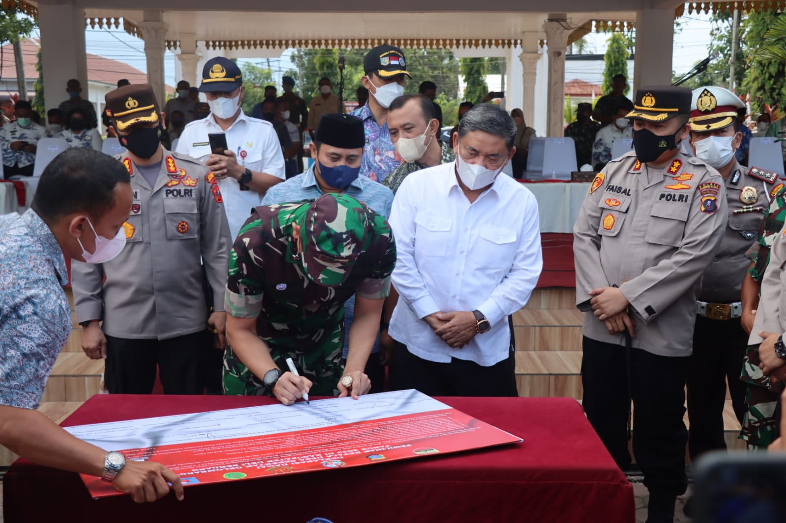 Deklarasi Damai, Wujudkan Pilkades Serentak Yang Aman Di Kabupaten Deli Serdang