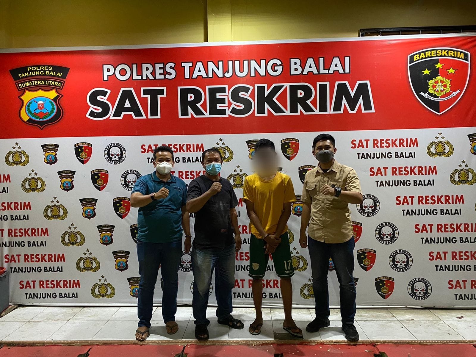 Polres Tanjung Balai Gerak Cepat Tangkap Pemuda Pelaku Cabul Anak 13 Tahun