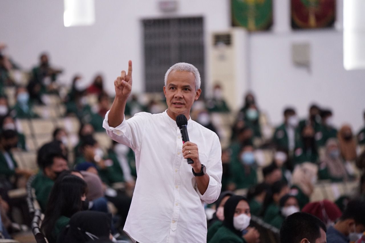 Ganjar Kuliah Umum di USU  Disrupsi Teknologi, Kita Harus Adaptif