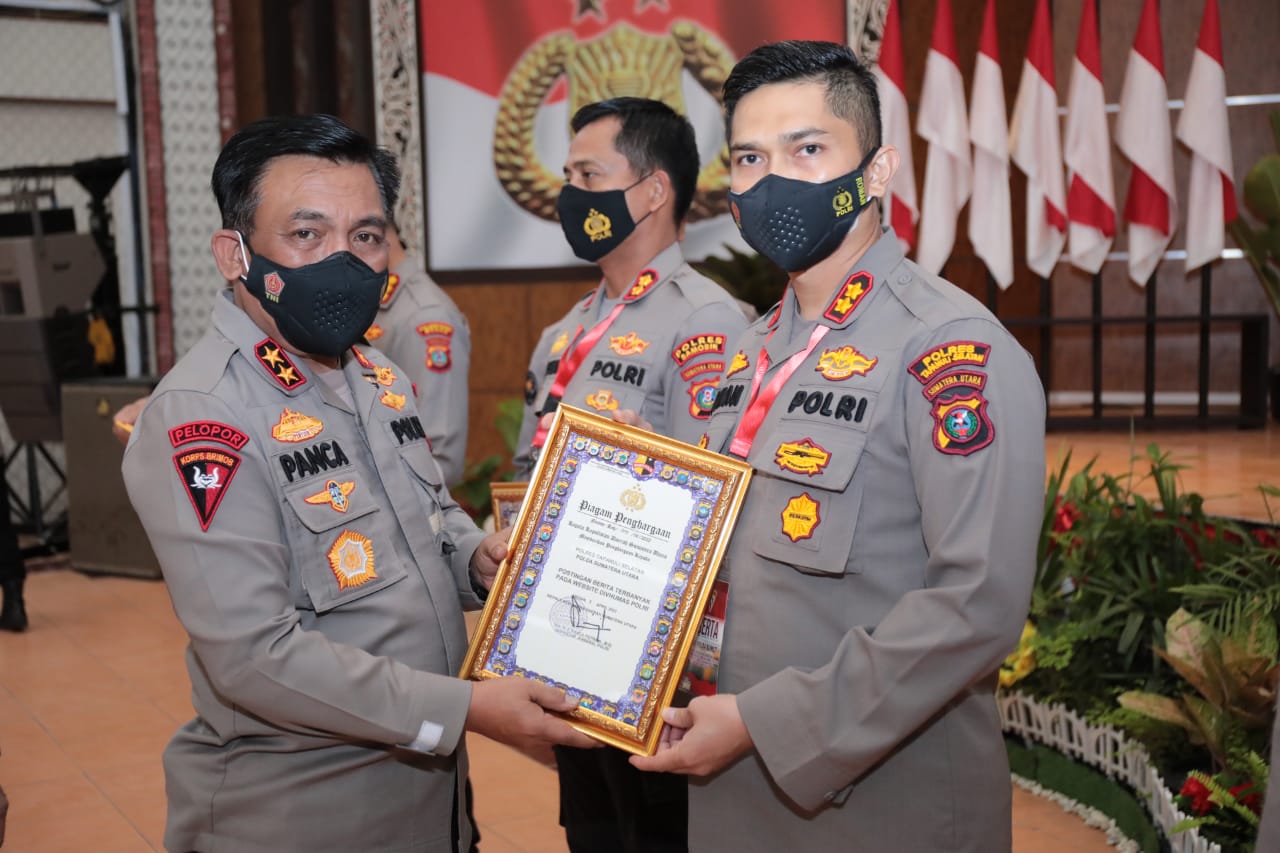 Tembus Seribuan Berita, Polres Tapanuli Selatan Raih Penghargaan dari Kapolda Sumut