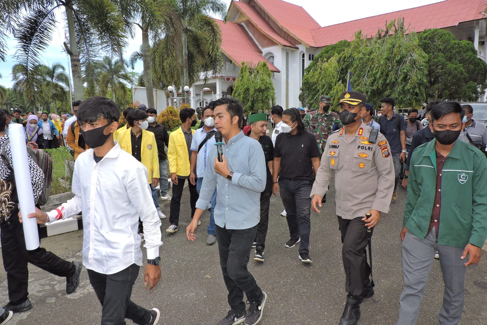 Kapolres Asahan : Salut untuk  Mahasiswa Asahan Menyampaikan Aspirasi dengan Santun
