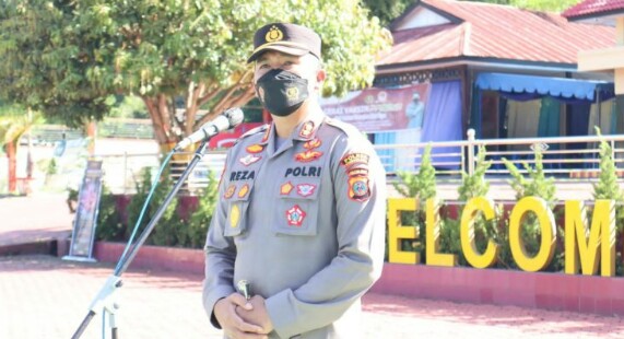 Kapolres Madina Pimpin Apel Pengamanan Unras 