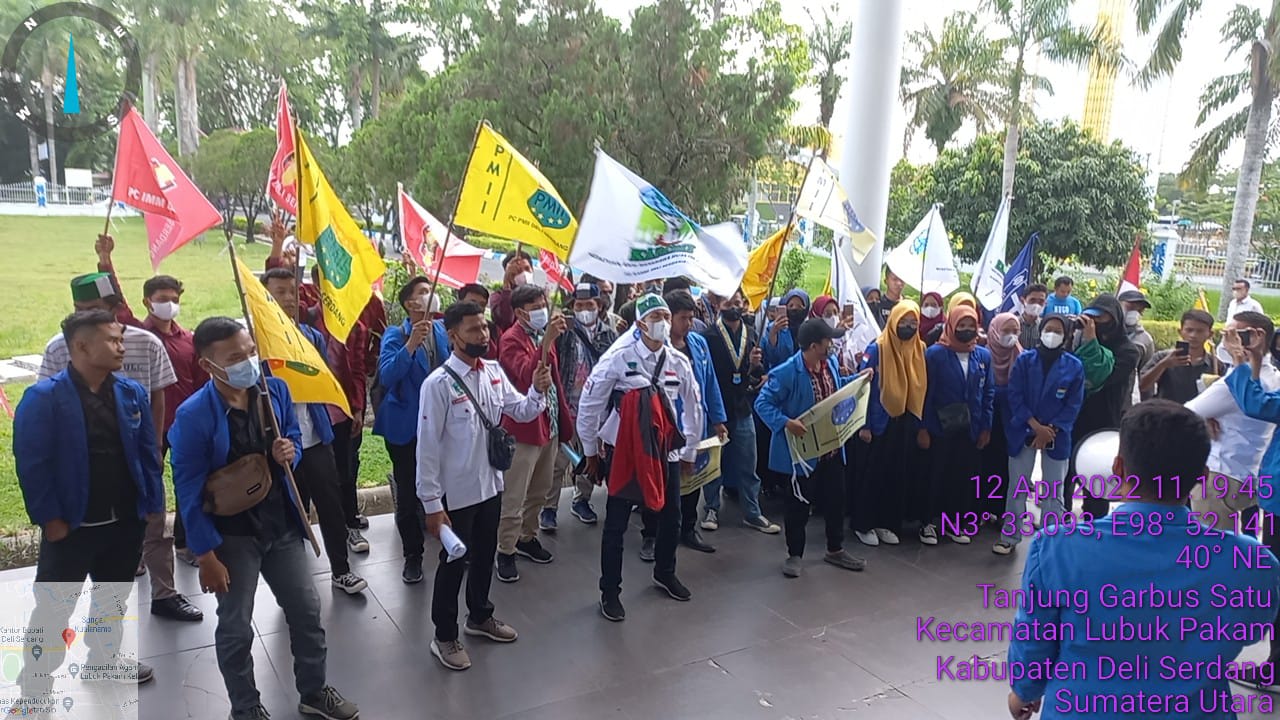 Polresta DS Laksanakan Pengamanan Rapat Dengar Pendapat Di Kantor DPRD Deli Serdang