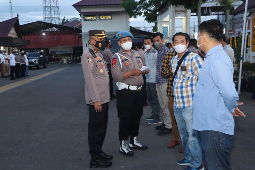 Kapolres Tapsel Minta Pasukan Pengaman Unras di Paluta Jangan Terpancing Emosi