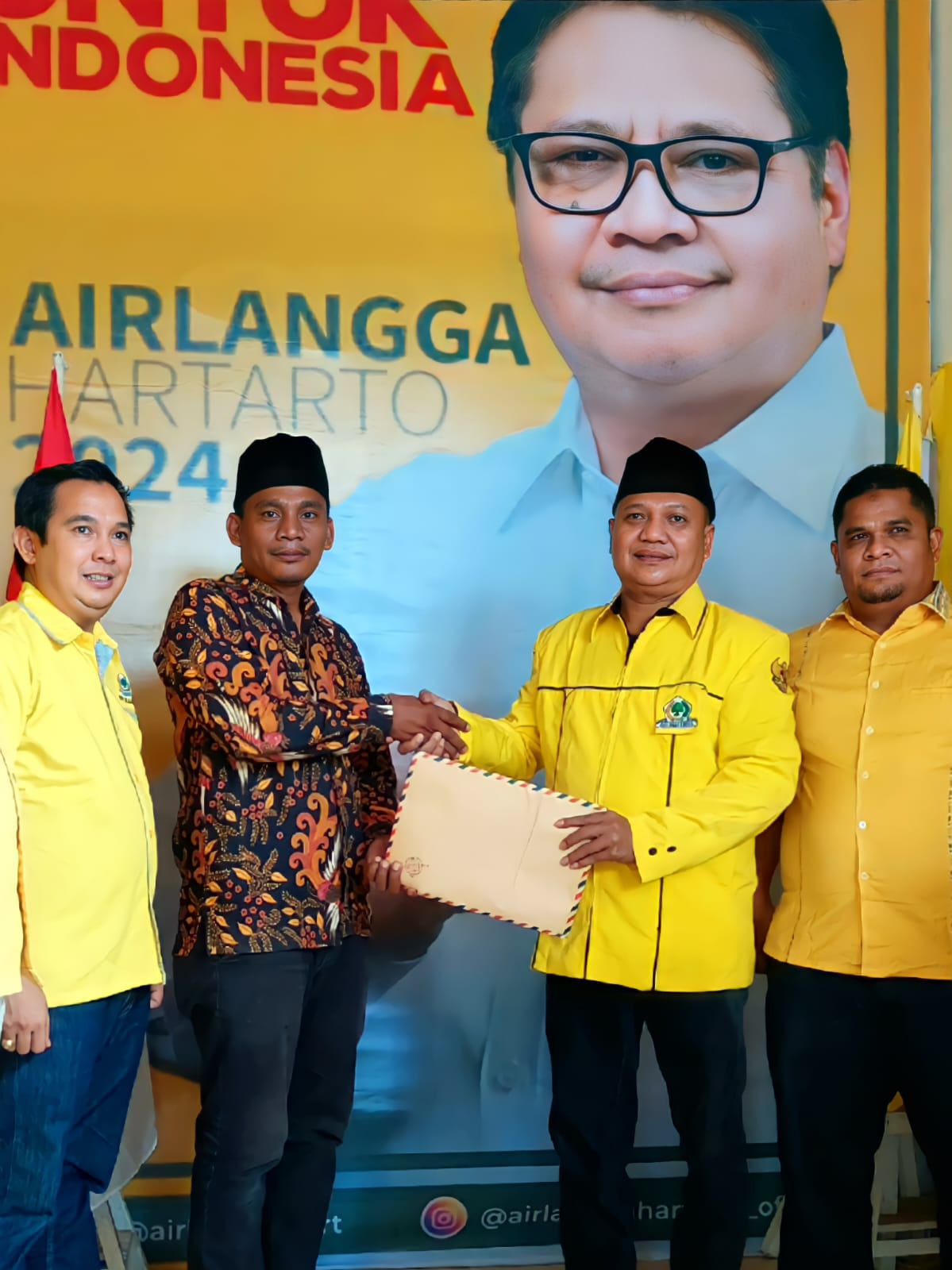 Dapil II Palas pendaftar pertama di GOlkar Bacaleg Pemilu 2024