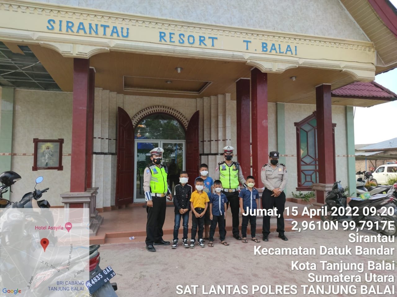 Sat Samapta Polres Tanjung Balai Giat Pengamanan dan Patroli di Sejumlah Gereja