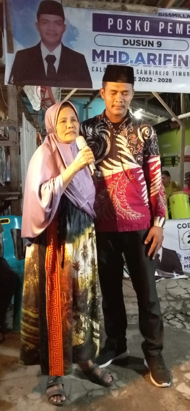 Doa Sang Ibu Antarkan M Arifin Menuju Kursi Kepala Desa Samtim