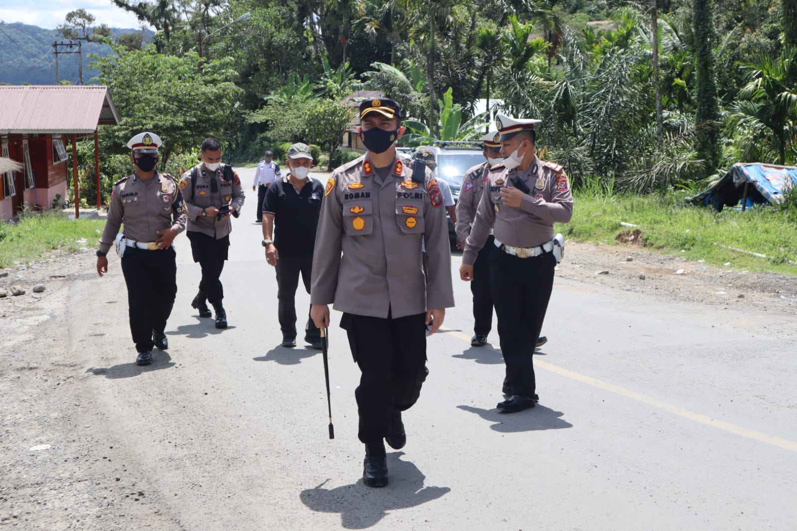 Jelang Lebaran, Kapolres Tapsel Minta Perbaikan Jalan Rusak Paling Lambat Dikerjakan Dua Hari Mendatang