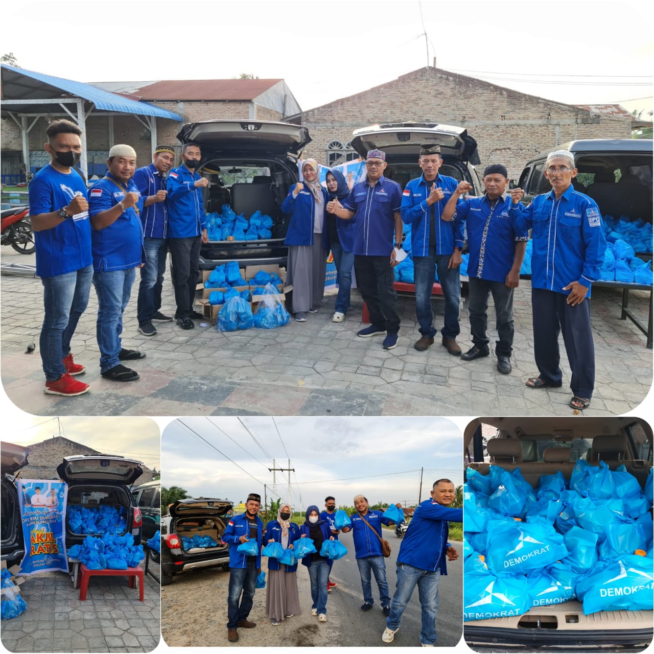 Momentum Ramadhan 1443 H, Ketua DPC Demokrat Batu Bara, Wan Helmi Berbagi Takjil