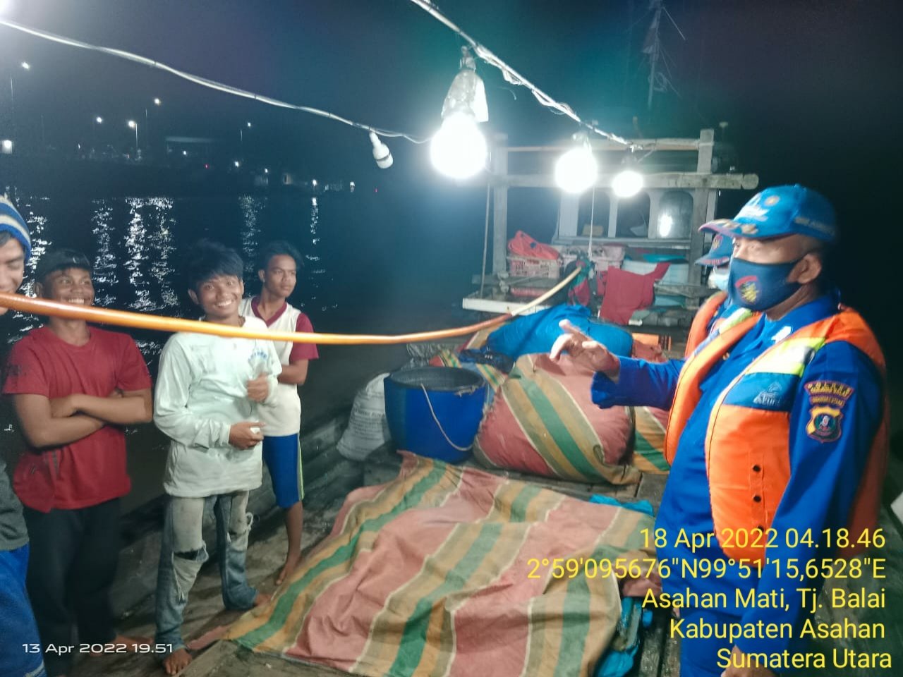 Personil Satpolair Polres Tanjung Balai Patroluli Perairan Menjaga Masuknya Ilegal fishing, TKI Ilegal dan Narkotika