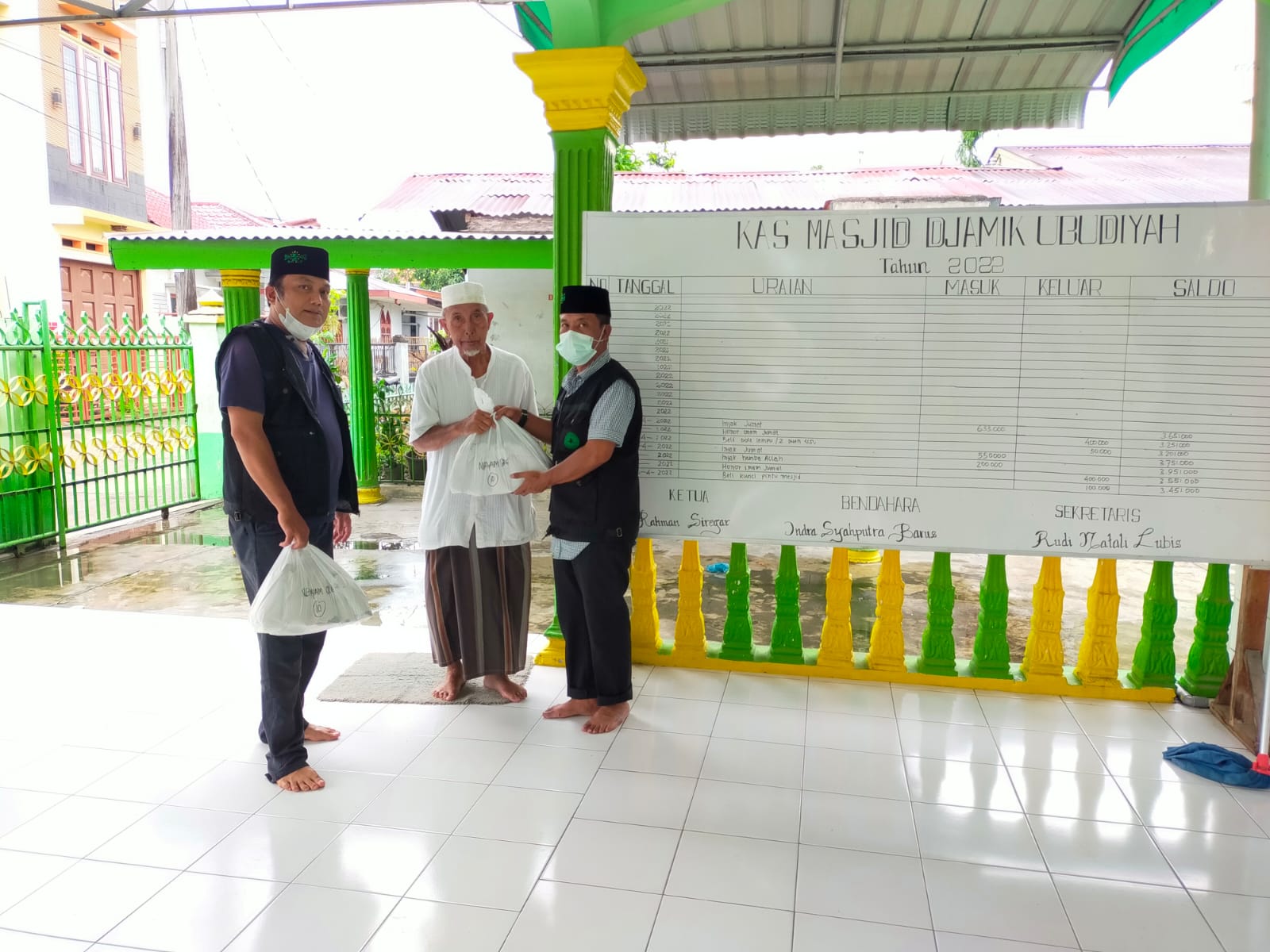 Bulan Barokah, Bakopam Kembali Bagi Nasi Bungkus ke Masjid, Terima Kasih Kepada Donatur
