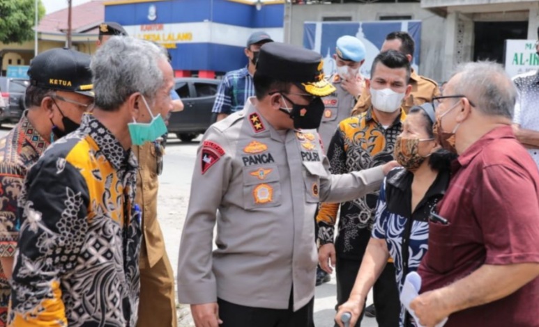 Kapoldasu Cek Pelaksanaan Pilkades Tahun 2022 di Kab  Deliserdang Berjalan Aman.