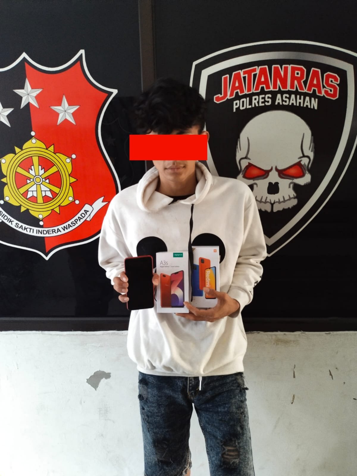 Unit Jatanras Sat Reskrim Polres Asahan Tembak Residivis Spesialis Curat