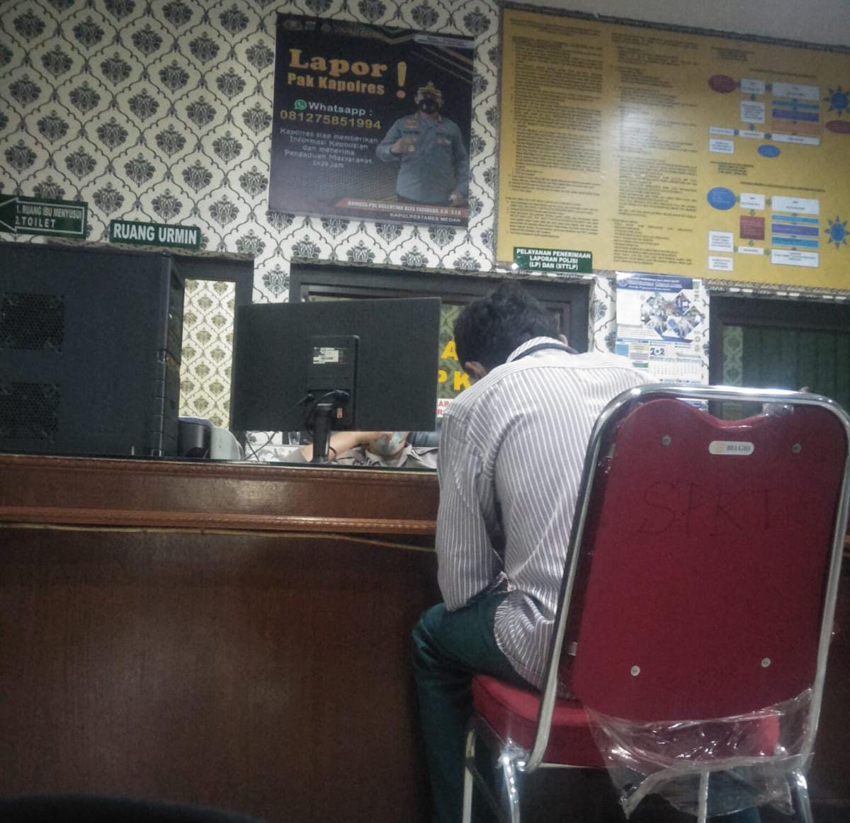 Wartawan Korban Penculikan & Penyiksaan  Buat Pengaduan di Polrestabes Medan