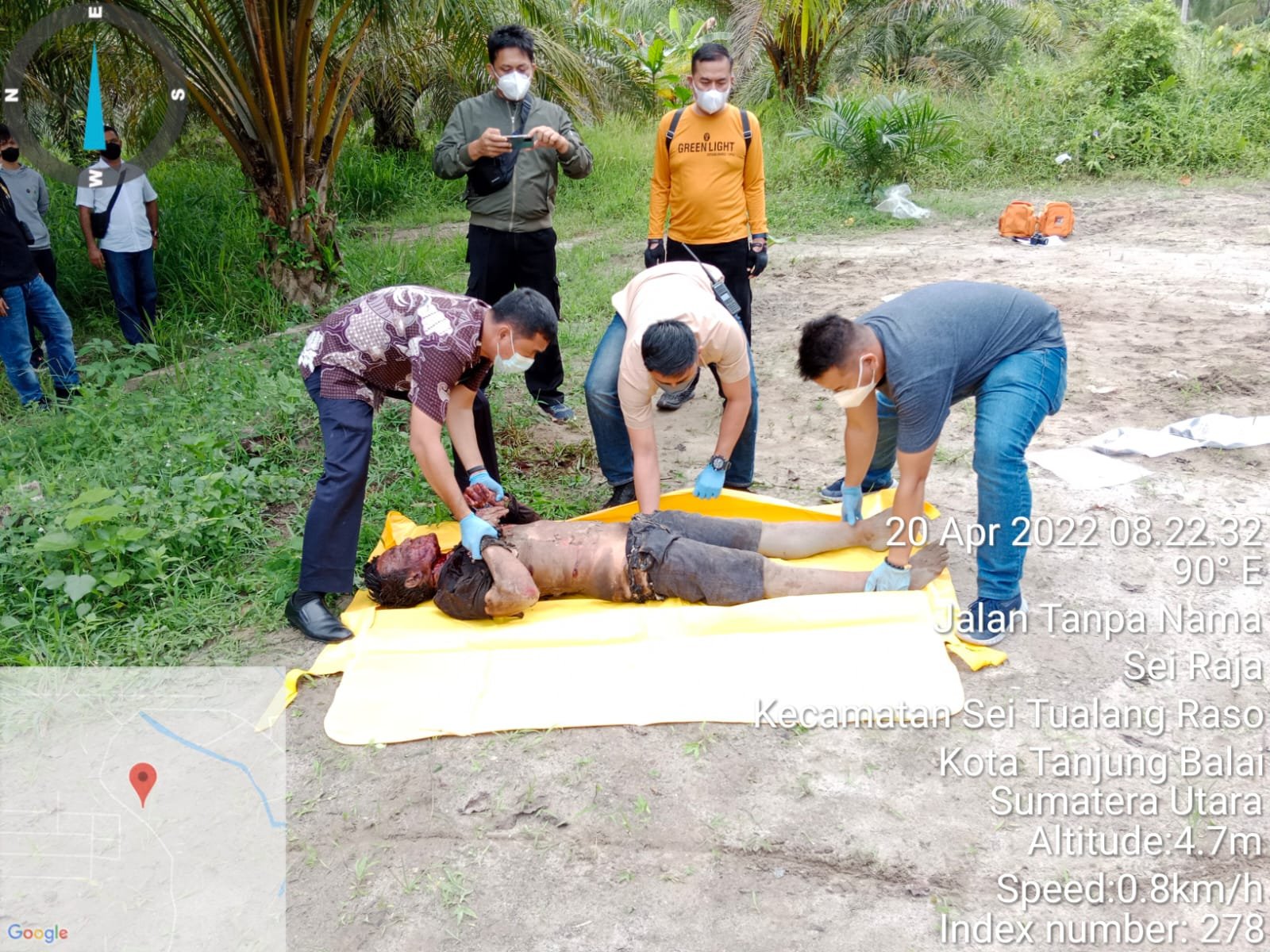 Polres Tanjung Balai Ungkap Identitas Mayat Mr X diduga Korban Pembunuhan