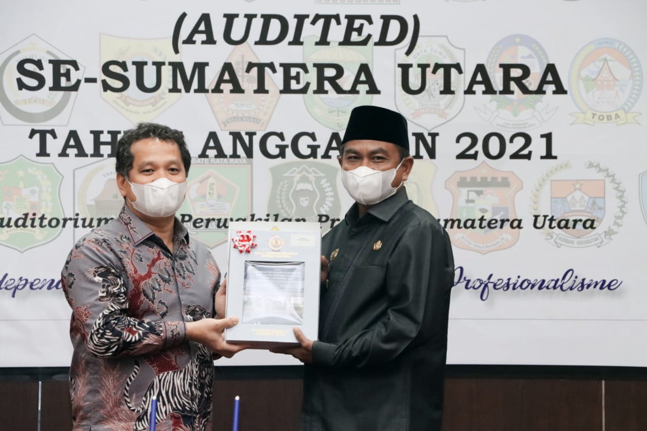 Keempat Kalinya Sergai Raih WTP Dari BPK RI