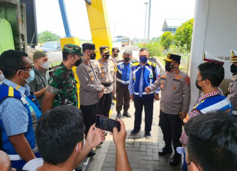 Kapolda Sumut Tinjau Skema Rekayasa Lalulintas Jelang Hari Raya Idul Fitri.