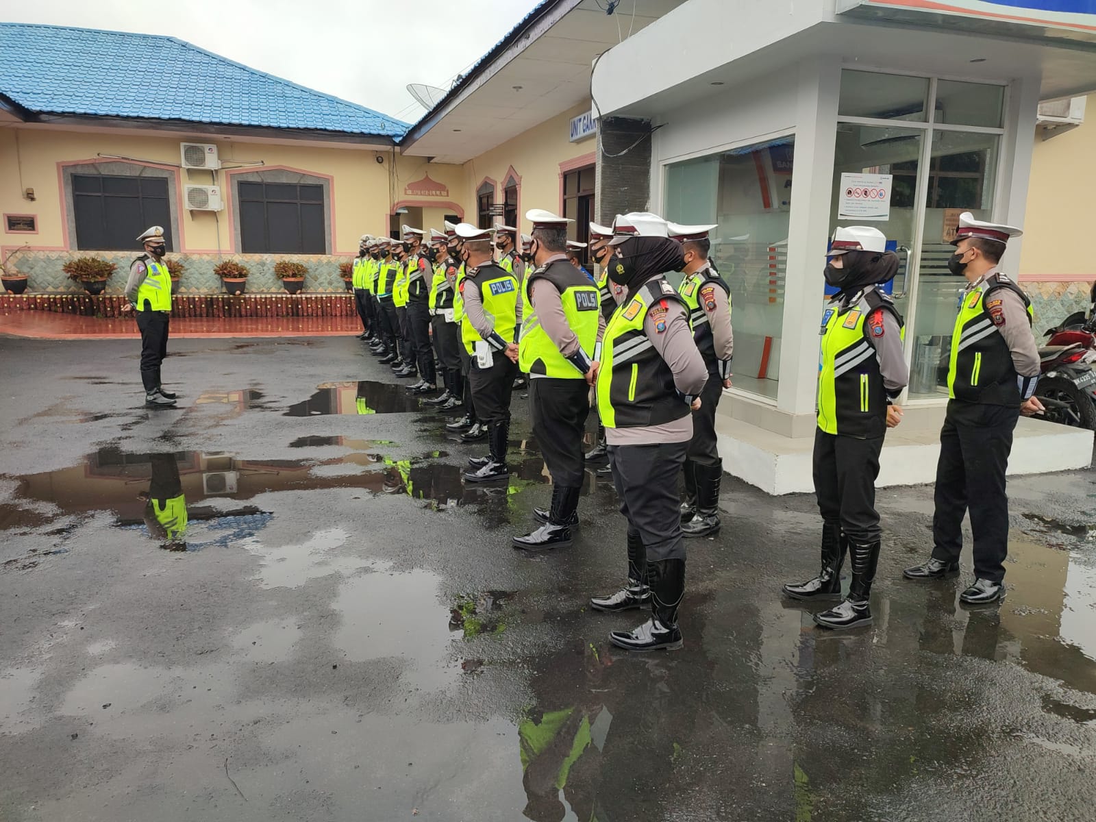 Jelang Ops Ketupat Toba 2022, Sat Lantas Polres Asahan Lakukan Pemeriksaan Perlengkapan Personel
