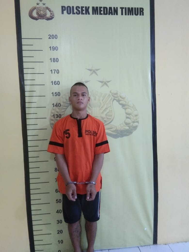 Polsek Medan Timur Amankan 2 Pria Terlibat Aksi Tawuran