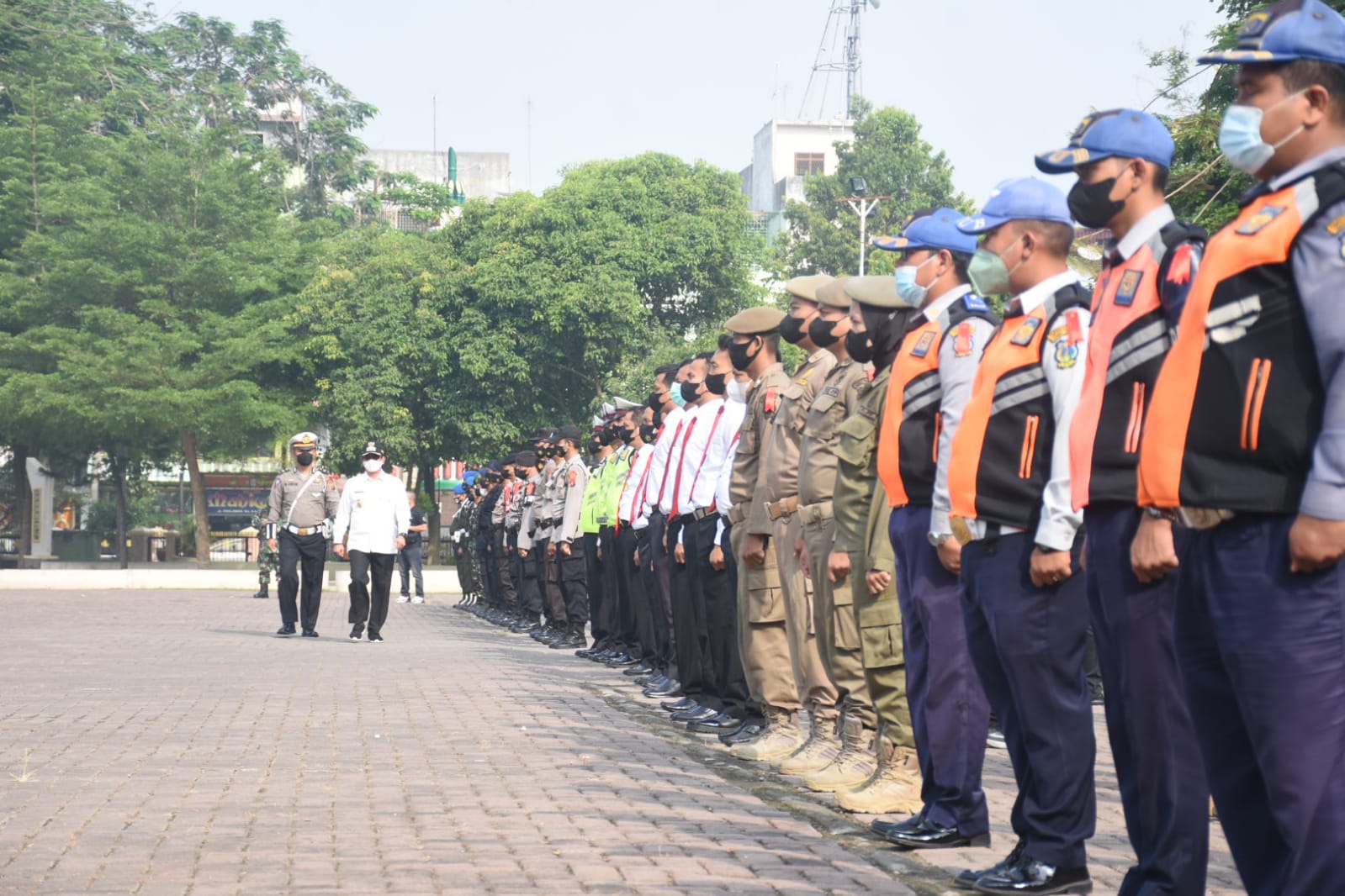 Wawako Pimpin Apel Gelar Pasukan OPS Ketupat 2022