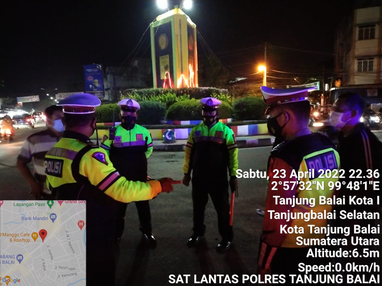 Satlantas Polres Tanjungbalai Giat Patroli Penjagaan Mencegah Balap Liar,