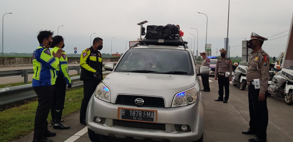 Dirlantas Polda Jatim Cek Jalur Mudik Perbatasan Jawa Timur
