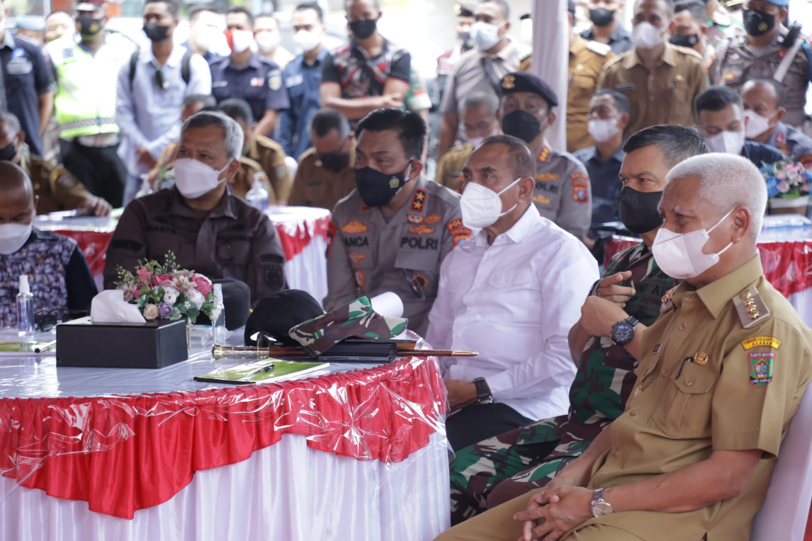 Gubernur Bersama Forkopimda Provsu Lakukan Pengecekan Pengamanan Arus Mudik Lebaran 1443 di Asahan