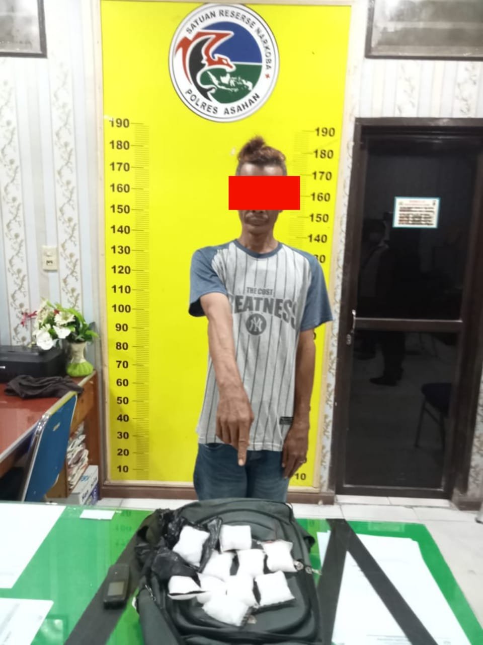 Unit Reskrim Polsek Sei Kepayang Polres Asahan Amankan Pengedar Sabu Saat Akan Bawa Ke Medan