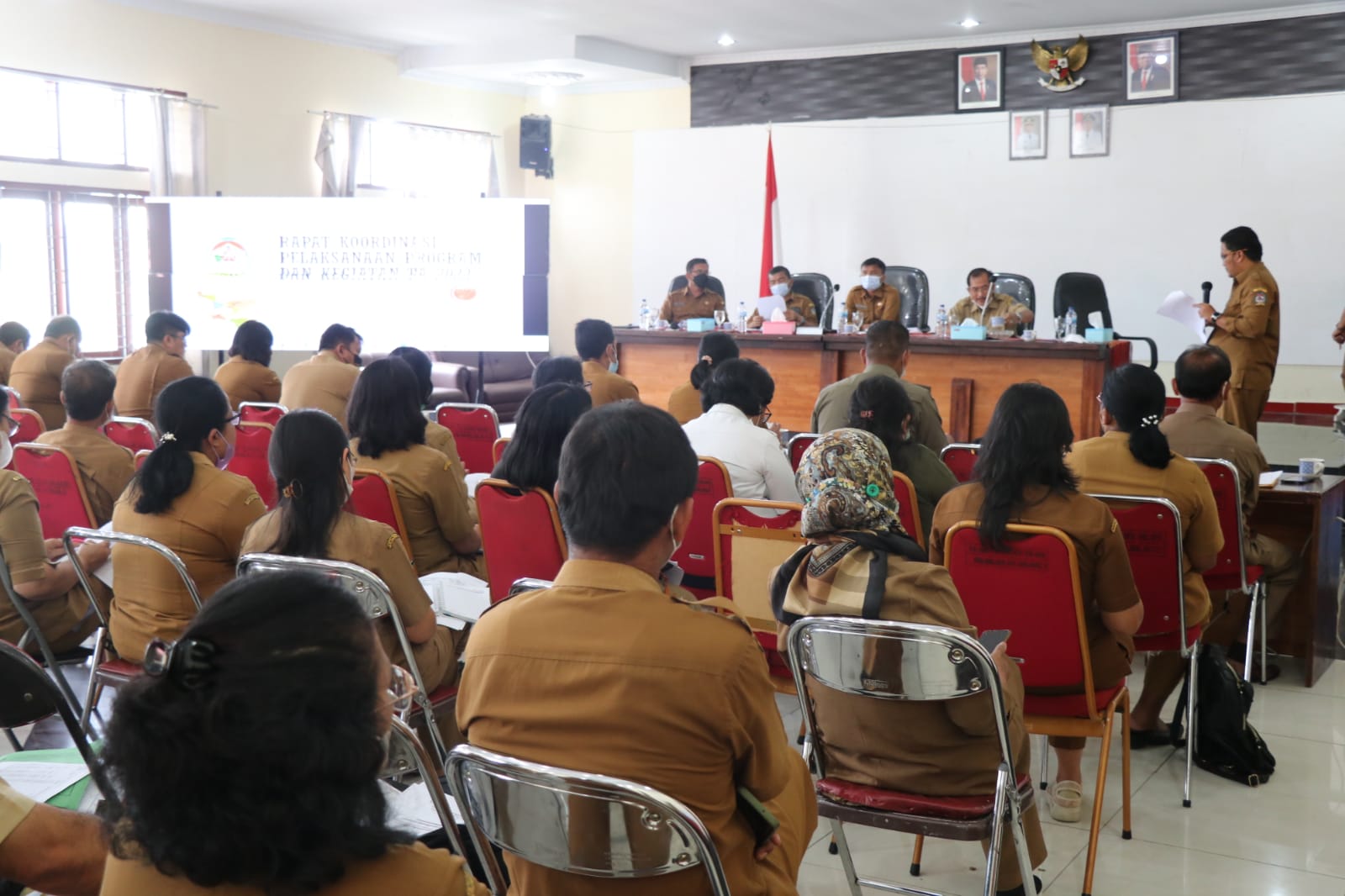 Wakil Bupati Toba, Pimpin Rakor Realiasi Fisik dan Keuangan