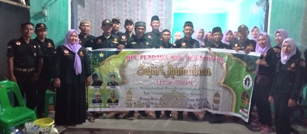 DPC Pendawa Deli Serdang Gelar Safari Ramadhan Di Mabar, Ini Kata Ruslan