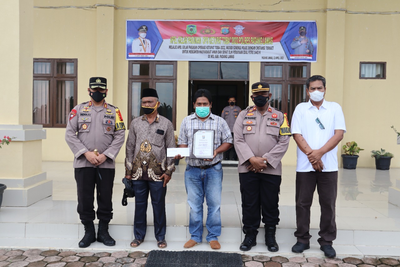 Kapolres Palas Apresiasi Prestasi Dedikasi Sarwedi, Bentuk Loyalitas Terhadap Polisi