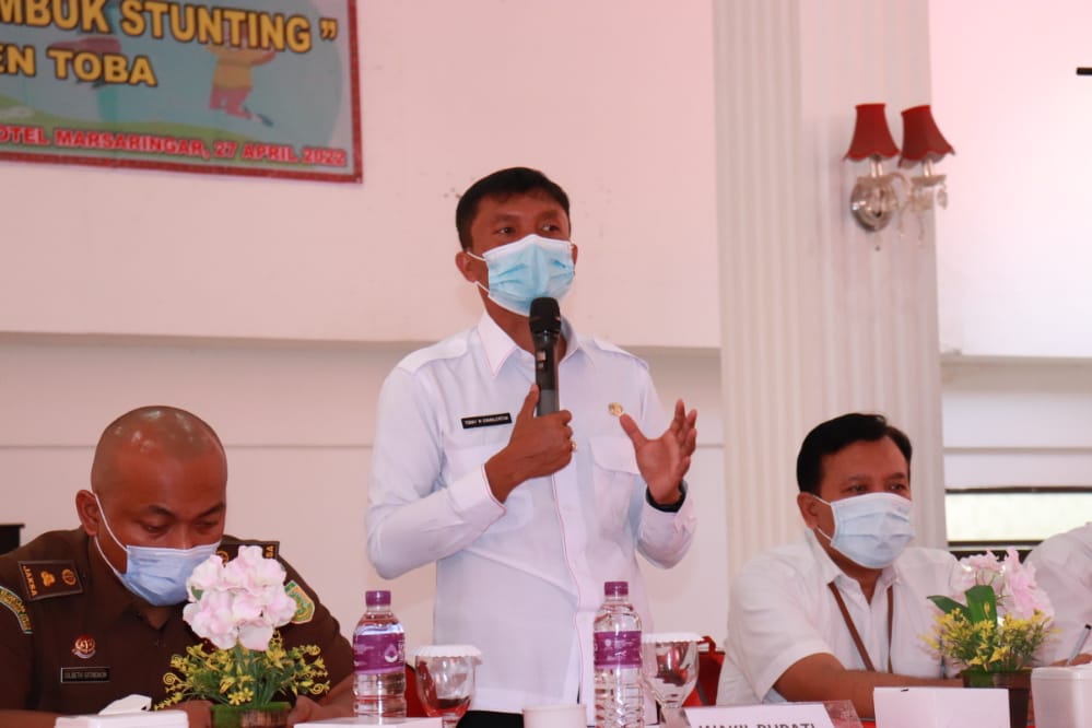Wabup Toba : Angka Penurunan Stunting Agar Mencapai Target