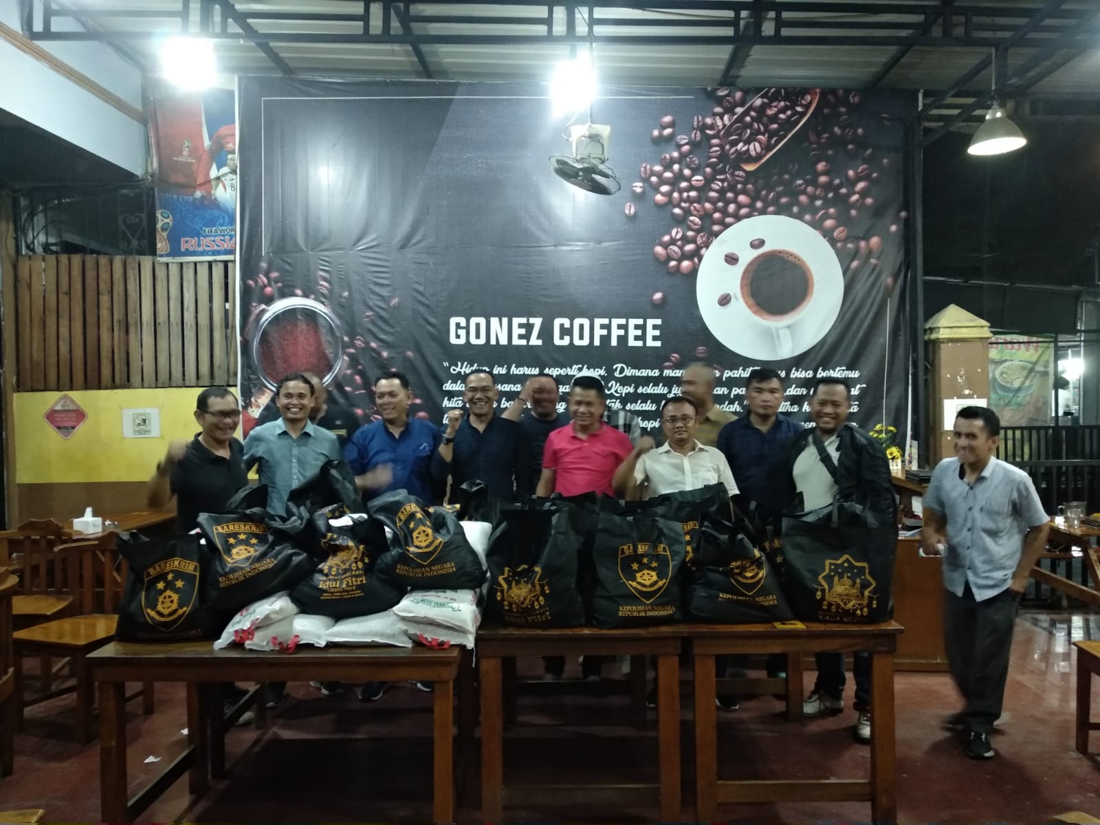 Forkom Warkop, Kabareskrim dan Walubi Sumut Berbagi Bersama Jurnalis, Ini Kata Jhon Damanik