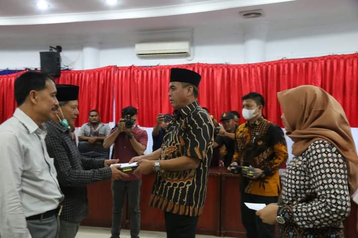 Bupati Madina Di Dampingi Wabup Atika Nasution Silaturahim Dengan Insan Pers