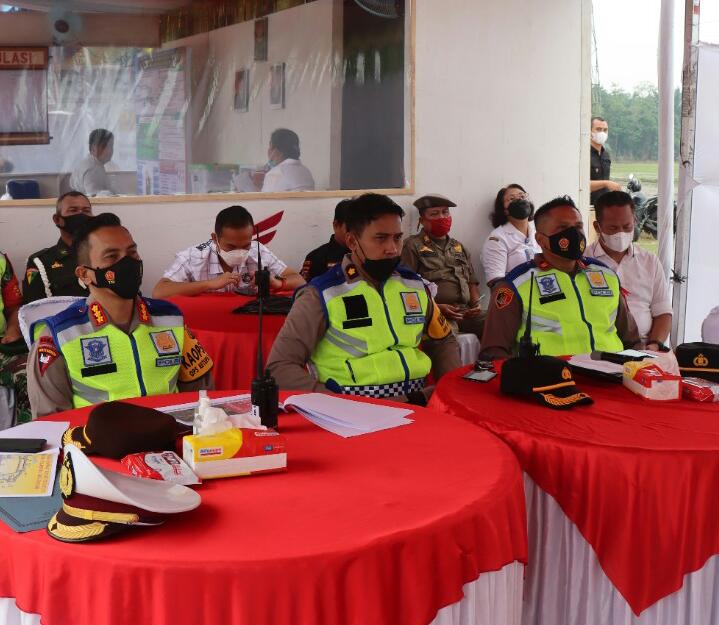 Kapolresta Deli Serdang Mengikuti Zoom Meeting Koneksi Antar Posko Ops Ketupat Toba-2022 Polda Sumut